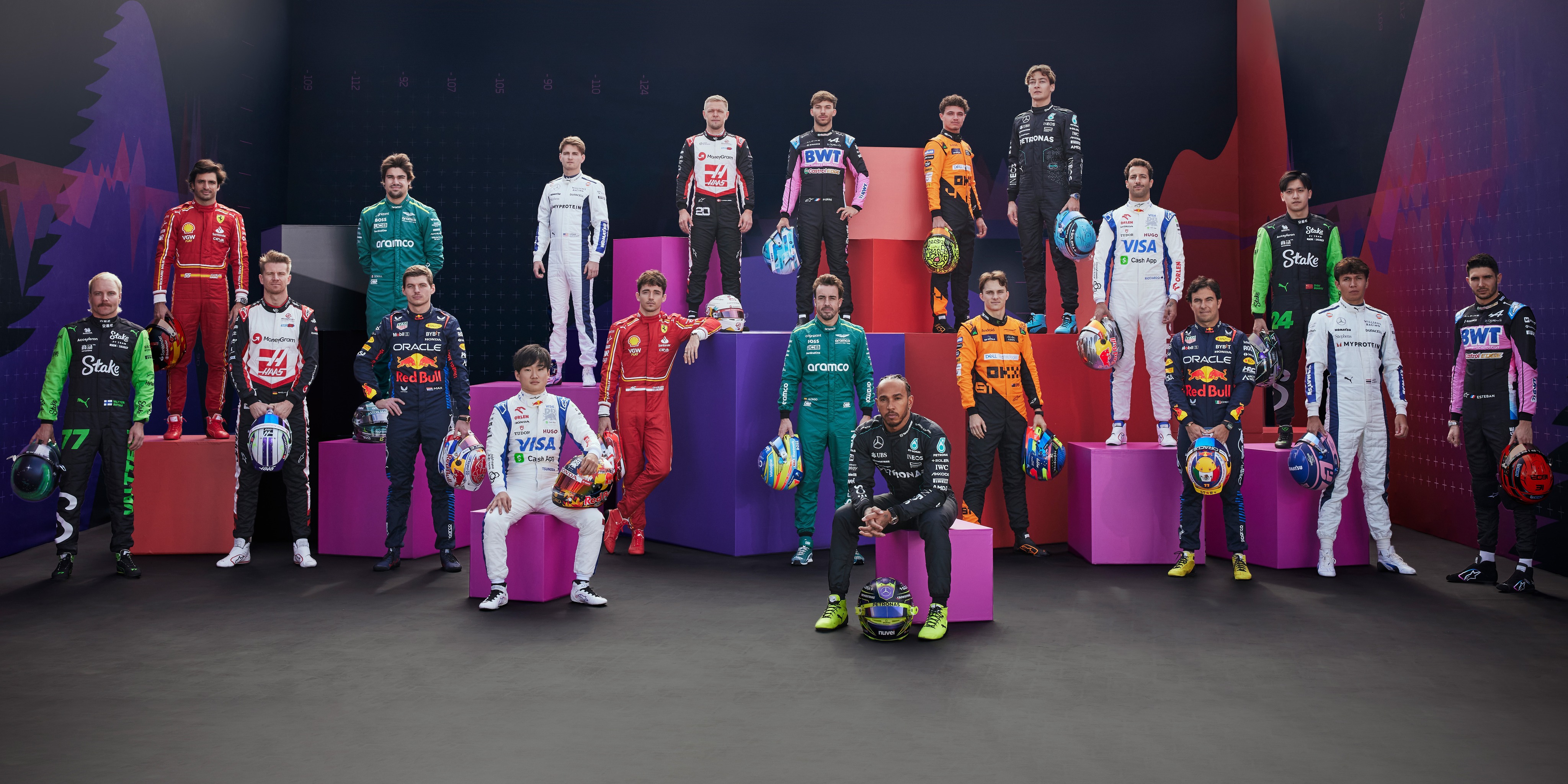 包含红牛二队力克威廉姆斯，周冠宇高光表现的词条